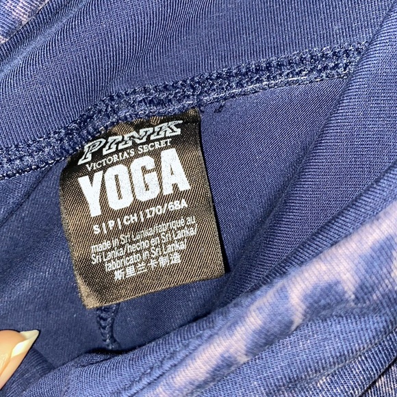 VS PINK Acid Wash Tie Dye Caged Tight Legging Leggings - Picture 5 of 6